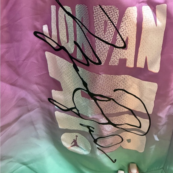 Nike Air Jordan DNA HBR Pool Shorts Sz Mens Large Rainbow Sherbet NWT Size XL - Picture 8 of 8